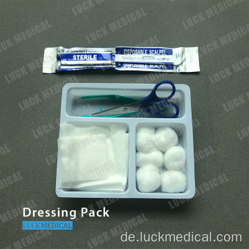 Wundpflege -Dressing Pack einzelner Gebrauch